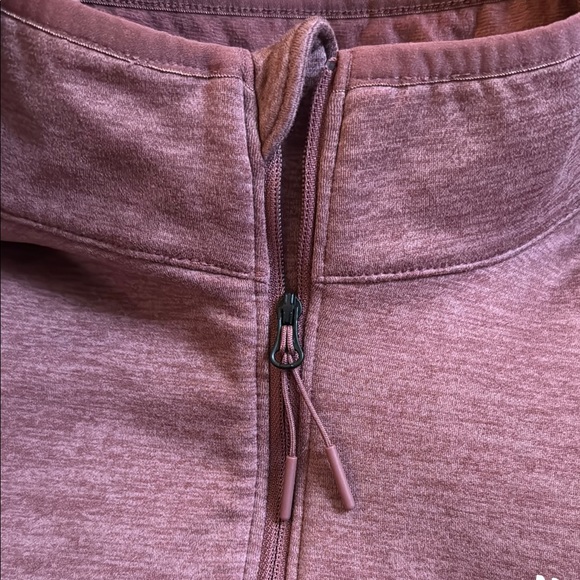 The North Face Maroon Quarter-Zip Pullover - Picture 9 of 10